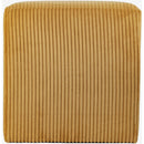  Color_Yellow -- Roy Yellow Microsuede Fabric Upholstered Stool IMAGE 5