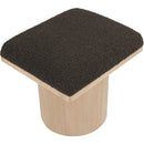  Color_Brown/ Natural -- Pavilion Brown Boucle Fabric Upholstered Stool IMAGE 5