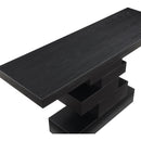  Meridian Westmount Black Ash Veneer Console Table IMAGE 4