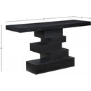  Meridian Westmount Black Ash Veneer Console Table IMAGE 7