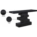  Meridian Westmount Black Ash Veneer Console Table IMAGE 8