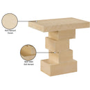  Meridian Westmount Natural Ash Veneer End / Side Table IMAGE 8