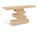  Meridian Westmount Natural Ash Veneer Console Table IMAGE 1