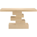  Meridian Westmount Natural Ash Veneer Console Table IMAGE 3