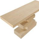  Meridian Westmount Natural Ash Veneer Console Table IMAGE 4