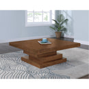  Meridian Westmount Walnut Ash Veneer Coffee Table IMAGE 2
