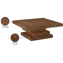  Meridian Westmount Walnut Ash Veneer Coffee Table IMAGE 9