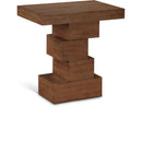  Meridian Westmount Walnut Ash Veneer End / Side Table IMAGE 1