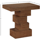  Meridian Westmount Walnut Ash Veneer End / Side Table IMAGE 7