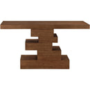  Meridian Westmount Walnut Ash Veneer Console Table IMAGE 3