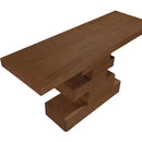  Meridian Westmount Walnut Ash Veneer Console Table IMAGE 4