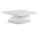  Meridian Westmount Off-White Ash Veneer Coffee Table IMAGE 1