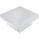  Meridian Westmount Off-White Ash Veneer Coffee Table IMAGE 4