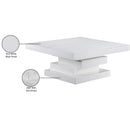  Meridian Westmount Off-White Ash Veneer Coffee Table IMAGE 9
