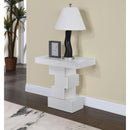  Meridian Westmount Off-White Ash Veneer End / Side Table IMAGE 2