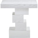  Meridian Westmount Off-White Ash Veneer End / Side Table IMAGE 3