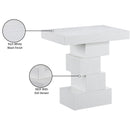  Meridian Westmount Off-White Ash Veneer End / Side Table IMAGE 8