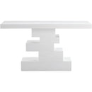  Meridian Westmount Off-White Ash Veneer Console Table IMAGE 3