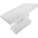  Meridian Westmount Off-White Ash Veneer Console Table IMAGE 4