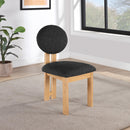  Color_Black/ Natural -- Meridian Napa Dining Chair IMAGE 2