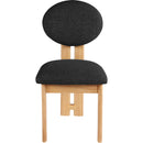 Color_Black/ Natural -- Meridian Napa Dining Chair IMAGE 4