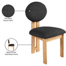 Meridian Napa Black Dining Chair IMAGE 9