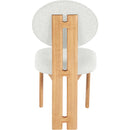 Meridian Napa Cream Dining Chair IMAGE 3