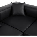  Manufacturer Color_Black -- Meridian Cube Leather Look 7 pc Sectional IMAGE 6