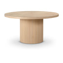  Color_Natural -- Belinda 59" Natural Solid Wood and Oak Veneer Dining Table IMAGE 1