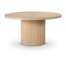 Meridian Belinda Natural Oak Veneer Dining Table IMAGE 1