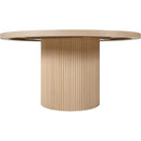  Color_Natural -- Belinda 59" Natural Solid Wood and Oak Veneer Dining Table IMAGE 3