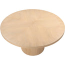 Meridian Belinda Natural Oak Veneer Dining Table IMAGE 4