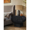  Color_Black -- Meridian Harlow 1 Drawer Nightstand IMAGE 2