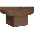  Color_Brown -- Harlow Brown Solid Wood And Oak Veneer Nightstand IMAGE 9