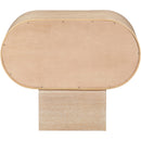  Color_Natural -- Harlow Natural Solid Wood And Oak Veneer Nightstand IMAGE 5