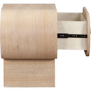  Color_Natural -- Harlow Natural Solid Wood And Oak Veneer Nightstand IMAGE 7