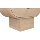  Color_Natural -- Harlow Natural Solid Wood And Oak Veneer Nightstand IMAGE 9