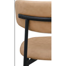 Meridian Lupita Tan Vegan Leather Dining Chair IMAGE 7