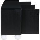  Meridian Cardiff Black Laquer And Oak Veneer Sideboard / Buffet IMAGE 7