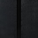  Meridian Cardiff Black Laquer And Oak Veneer Sideboard / Buffet IMAGE 10