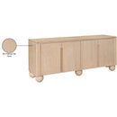  Meridian Cardiff Natural Laquer And Oak Veneer Sideboard / Buffet IMAGE 11