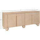 Meridian Cardiff Natural Sideboard/Buffet IMAGE 12