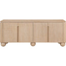  Meridian Cardiff Natural Laquer And Oak Veneer Sideboard / Buffet IMAGE 3