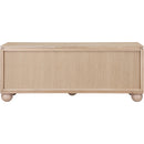  Meridian Cardiff Natural Laquer And Oak Veneer Sideboard / Buffet IMAGE 5