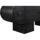  Meridian Harlow Black Solid Wood And Oak Veneer Sideboard / Buffet IMAGE 8