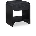  Color_Black -- Meridian Hayes 1 Drawer Nightstand IMAGE 1