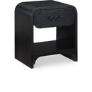  Color_Black -- Meridian Hayes 1 Drawer Nightstand IMAGE 1