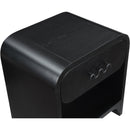  Color_Black -- Meridian Hayes 1 Drawer Nightstand IMAGE 8