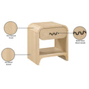  Color_Natural -- Hayes Natural Ash Veneer Nightstand / Side Table IMAGE 10