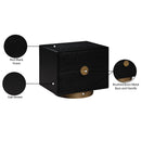  Color_Black -- Meridian Wade 2 Drawer Nightstand IMAGE 10